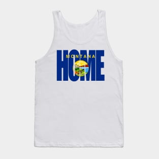 Montana Home - State Flag Tank Top